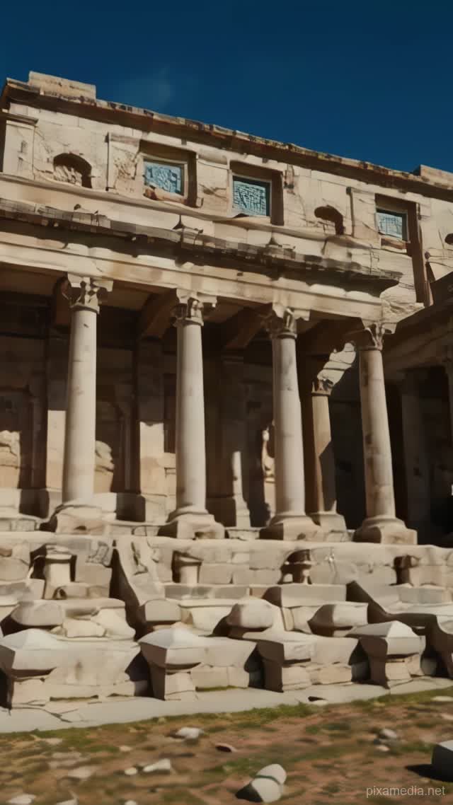 Monte Alban's Timeless Stones - Ancient Civilizations AI stock